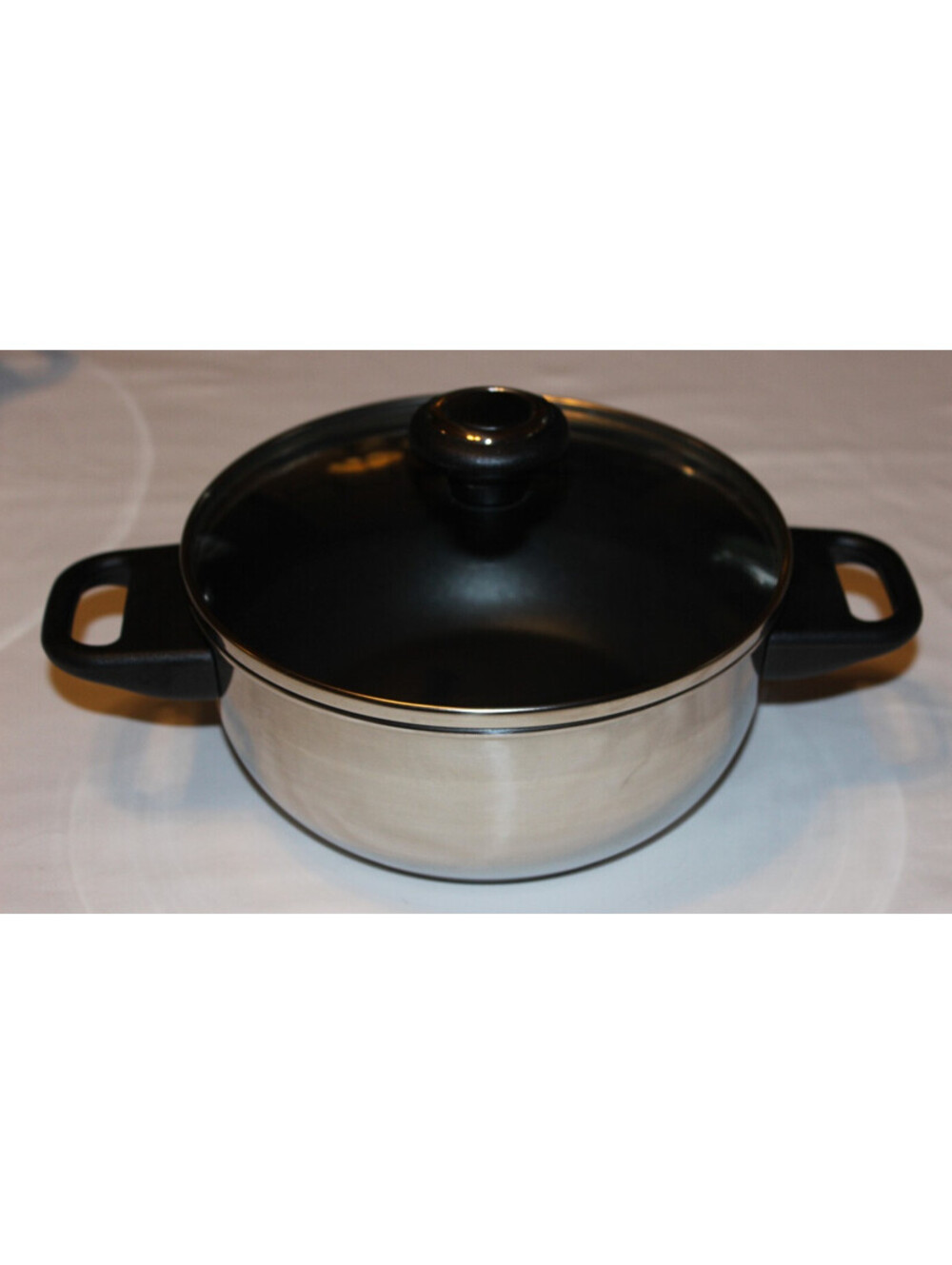 Cook’s Essentials ImpactBase 2.5 Qt 18/10 Stainless Nonstick Pot Lid NOS